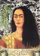 Frida Kahlo Self-Portrait with Loose Hair oil painting artist